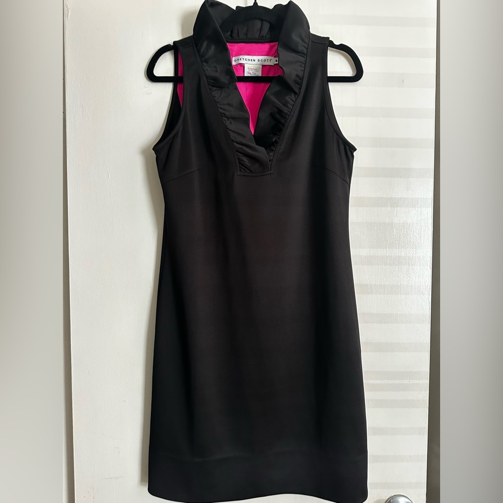 Gretchen Scott Ruffneck dress, Black M